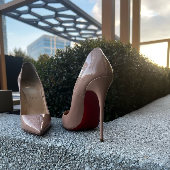 Christian Louboutin So Kate 120 Patent Leather Pumps